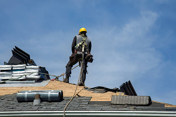 Professional Roof Replacement technician working in Grasonville, MD